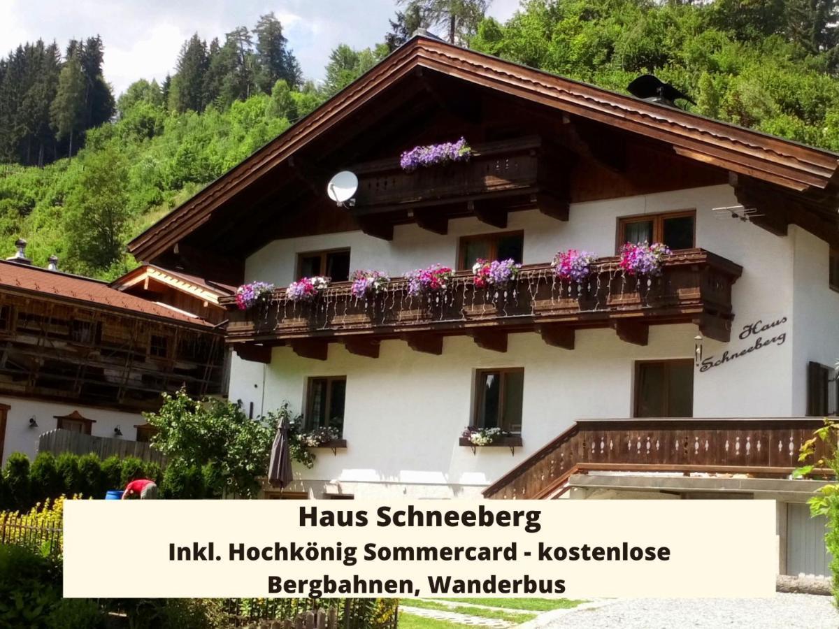 Haus Schneeberg Mit Hochkoenig Card Apartman Mühlbach am Hochkönig Kültér fotó